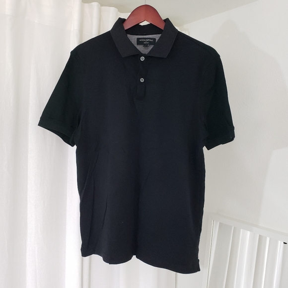 Banana Republic Other - EUC Banana Republic Black Dress Polo Shirt
